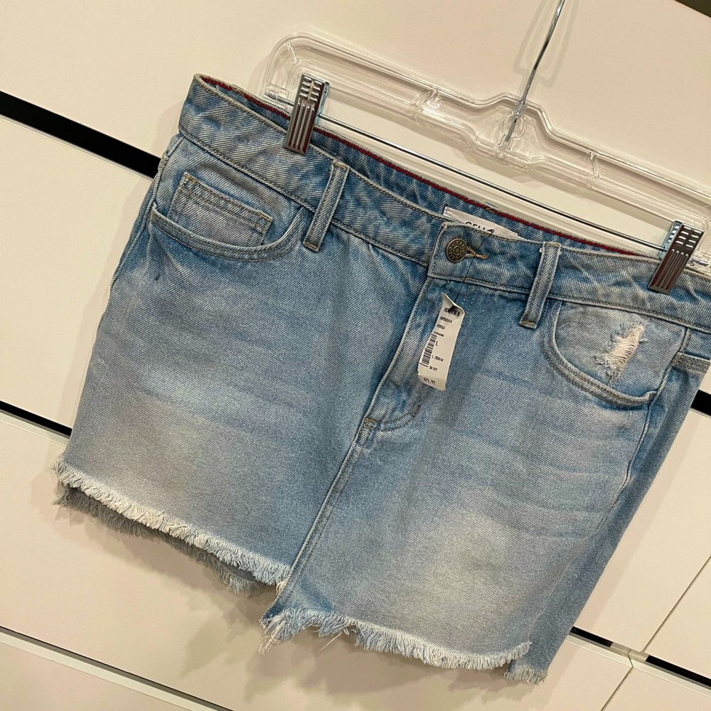 Jean skirt size large